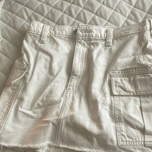 Abercrombie and Fitch Cargo pocket jean Skirt